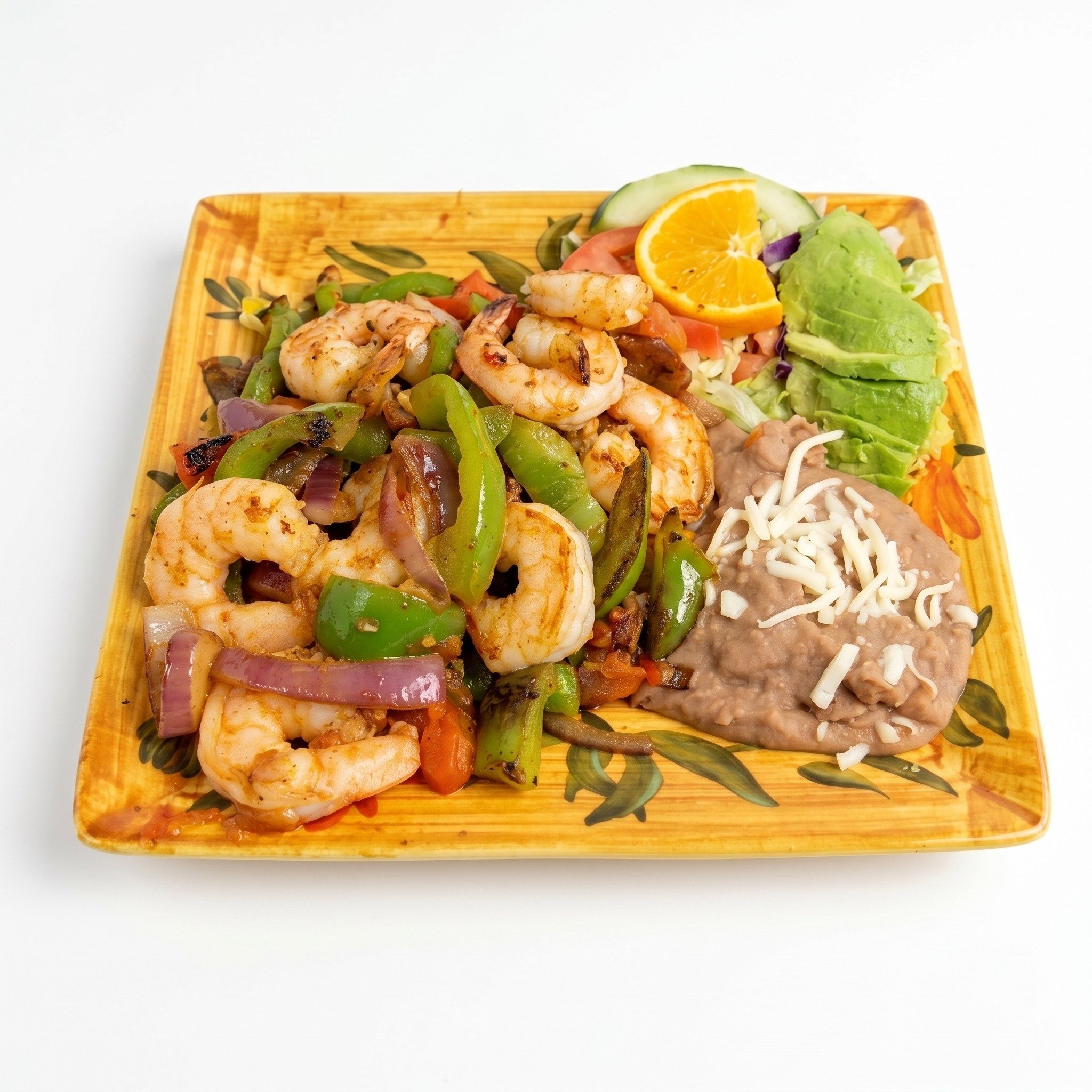 FAJITAS DE CAMARON.