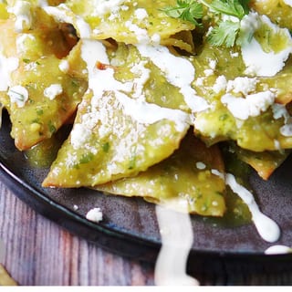 CHILAQUILES DURANGO VERDES